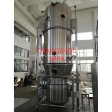 Fluid bed granulating machine